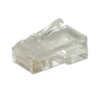 ALPHA ELETTRONICA - Spina RJ45 8P8C Cat.5e UTP AWG24-26 - Contatti dorati - per cavo flessibile 94-318