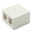 ALPHA ELETTRONICA - Box presa Keystone da parete - Doppia 94-945-02
