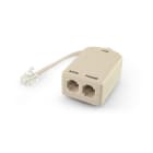 ALPHA ELETTRONICA - Filtro ADSL sdoppiatore RJ11 / RJ14 6P4C con cavetto 94-973/1B