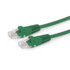 ALPHA ELETTRONICA - Cavo di rete Patch in Rame Cat. 5e Verde U/UTP, LSZH - privo di Alogeni - 0,5m 95-706/1-005GRB