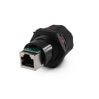 ALPHA ELETTRONICA - Presa RJ45 schermata a pannello IP67 diritta con tappo 96-123/1