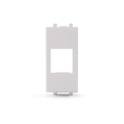 ALPHA ELETTRONICA - Adattatore keystone per placca AVE Domus (S44) - Bianco 96-400-04