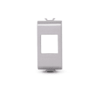 ALPHA ELETTRONICA - Adattatore keystone per placca GEWISS Chorus - Silver 96-600-01