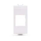 ALPHA ELETTRONICA - Adattatore keystone per placca GEWISS Chorus - Bianco 96-600-02
