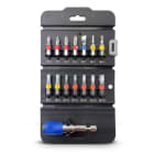 ALPHA ELETTRONICA - Set di punte intercambiabili con adattatore per cacciavite o chiave 98-527