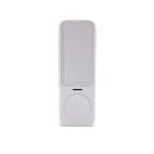 ALPHA ELETTRONICA - Trasmettitore aggiuntivo campanello wireless bianco con pulsante cinetico, fino a 180m DB100-01W-TX