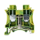 ALPHA ELETTRONICA - Morsetto serrafilo Din DC 1,5÷25mm² giallo-verde DC16-PE