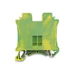 ALPHA ELETTRONICA - Morsetto serrafilo Din DC 1,5÷35mm² giallo-verde DC35-PE