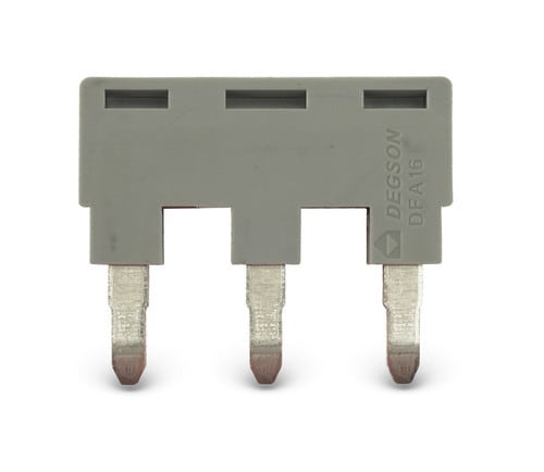 ALPHA ELETTRONICA - Ponte con spine DC16 - grigio DFA16-03P