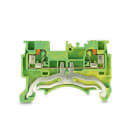 ALPHA ELETTRONICA - Morsetto serrafilo Din DS 0,2÷1,5mm² giallo-verde DS1.5-PE