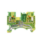 ALPHA ELETTRONICA - Morsetto serrafilo Din DS 0,2÷4mm² giallo-verde DS2.5-PE