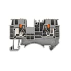 ALPHA ELETTRONICA - Mors.serrafilo Din DS 0,2÷6mm² grigio DS4-GR