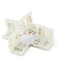 ALPHA ELETTRONICA - Kit di 10 connettori in PCB a "croce" per nastri led monocolore 8mm JO379/055/01