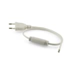 ALPHA ELETTRONICA - Cavo in gomma con Spina Europa e fusibile per strisce Led 230Vac - IP20 JO379/090-05