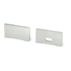 ALPHA ELETTRONICA - Kit terminali di chiusura metallici - adatti per profilo JO380/084 JO380/084-80