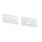 ALPHA ELETTRONICA - Kit terminali di chiusura metallici - adatti per profilo JO380/084B JO380/084B-80