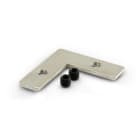 ALPHA ELETTRONICA - Giunto di fissaggio 90° esterno piatto - adatto per profilo JO381/507 JO381/507-90