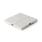 ALPHA ELETTRONICA - Profilo in alluminio con lastra in cartongesso - Copertura in PC opaca - Raccordo a X - Serie Element Small JO381/510-12X