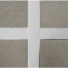 ALPHA ELETTRONICA - Profilo in alluminio con lastra in cartongesso - Copertura in PC opaca - Raccordo a X - Serie Linear JO381/513-12X