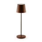 ALPHA ELETTRONICA - Lampada a batteria portatile - Serie Plana - Corten JO386C