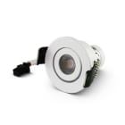 ALPHA ELETTRONICA - Faretto LED da incasso rotondo - 2W - 500mA - Bianco - Orientabile - Bianco naturale - Serie Flip JO390/016NW