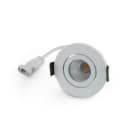 ALPHA ELETTRONICA - Faretto LED da incasso rotondo - 5W - 400mA - Bianco - Orientabile - Bianco caldo - Serie Flip XL JO390/017WW