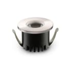 ALPHA ELETTRONICA - Faretto LED da incasso rotondo - 3W - Alluminio satinato - Bianco naturale - Serie Aurea JO390/030SNW