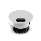 ALPHA ELETTRONICA - Faretto LED da incasso rotondo - 3W - Bianco - Luce indiretta - Bianco naturale - Serie Eolo JO390/050NW