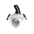 ALPHA ELETTRONICA - Faretto Led da incasso - 12W - Orientabile - Bianco naturale - Serie Moda JO393-400NW