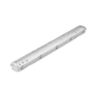 ALPHA ELETTRONICA - Plafoniera stagna per 2 tubi Led T8 120cm - Tubi led non inclusi - Serie Shell JO429/1202