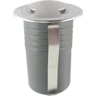 ALPHA ELETTRONICA - Faretto Led da incasso - doppia emissione - 2,3W - 24Vdc - Bianco caldo - Serie Mira JO446-02WW