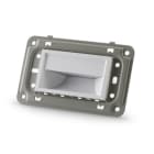 ALPHA ELETTRONICA - Segnapasso Led 1,5W da incasso - per Scatola 503 - Cornice bianca - Bianco naturale - Serie One JO492WNW