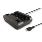 ALPHA ELETTRONICA - Carica batteria Ni-Cd - Ni-Mh 1-6 Celle AA-AAA, 1-4 Celle C-D e 1-2 celle da 9V, 1 USB 5V KC355