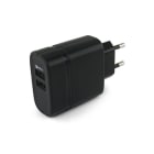 ALPHA ELETTRONICA - Caricatore USB 20W con Quick Charge 3.0 - 2 porte - 1x QC + 1x 5V 2A KD527