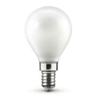 ALPHA ELETTRONICA - Lampadina a filamento a Led E14 - 4W - 230Vac - Opaca - Bianco caldo LF158/1WW