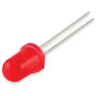 ALPHA ELETTRONICA - Led Ø10mm - Alta luminosità - Lente diffusa - Rosso LL1010R-D