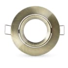 ALPHA ELETTRONICA - Supporto bronzo per lampada led - ghiera orientabile - Ø83mm - Attacco NON incluso LS280-032BR/1