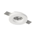 ALPHA ELETTRONICA - Supporto in gesso ceramico da incasso per lampade LED - Ø100mm LS280-500
