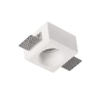 ALPHA ELETTRONICA - Supporto in gesso da incasso per lampade LED - 80x80mm LS280-502