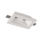 ALPHA ELETTRONICA - Supporto in gesso doppio da incasso per lampade LED - 200x120mm LS280-504