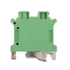 ALPHA ELETTRONICA - Morsetto serrafilo Din PC 0,2÷10mm² giallo-verde PC10-PE