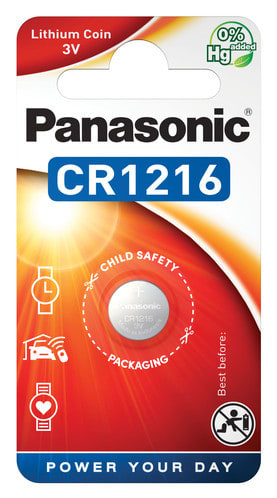 ALPHA ELETTRONICA - Pila Litio - CR1216 - 3V PLP-CR1216