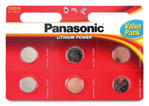 ALPHA ELETTRONICA - Pila Litio - CR2016 - 3V PLP-CR2016/6