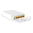ALPHA ELETTRONICA - Extender POE 90W (BT) 1 in 4 out - Giga 1000Mbps - Waterproof POEG2205PV1