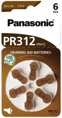 ALPHA ELETTRONICA - Pila zinco aria - PR16 - 1,4V PZP-PR312