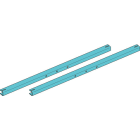 ALPHA ELETTRONICA - Coppia di profili zincati per un pannello fotovoltaico da 100W SU-SOLAR-P014