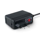 ALPHA ELETTRONICA - Alimentatore Switching 25,2W - 3/4,5/6/7,5/9/12 Vdc - 3A - 6 connettori SW25-40050