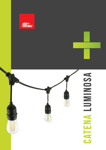 ALPHA ELETTRONICA - Volantino catena luminosa 23-090/10 VOL.022