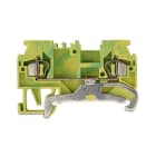 ALPHA ELETTRONICA - Morsetto serrafilo Din WS 0,2÷2,5mm² giallo-verde WS2.5-PE