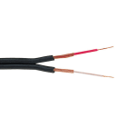 ALPHA ELETTRONICA - Cavo piattina schermata 2x0,08mm² - Nero WTR280